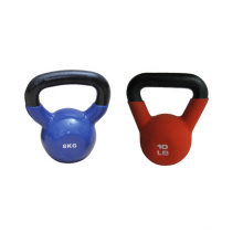 Bunte Fitnessfitness Gusseisen -Gewichte Gummi -Kettlebells